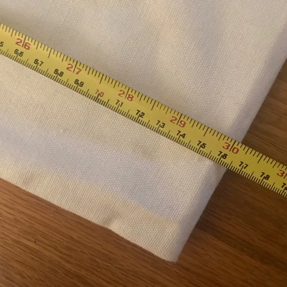 Holiday Christmas Bulb Dinosaur Canvas Cinch Sack Great Condition 20” W x 30” L - Picture 5 of 10